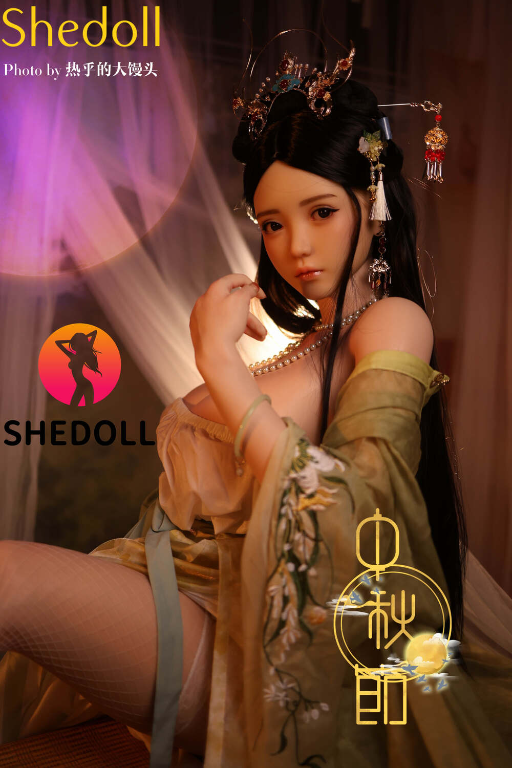 Picture of 163cm/5ft4 H-cup Silicone Head Sex Doll – Qingning