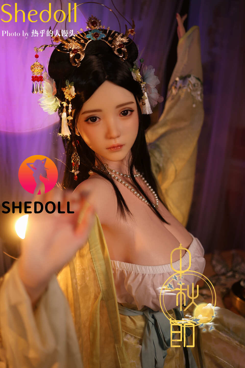 Picture of 163cm/5ft4 H-cup Silicone Head Sex Doll – Qingning