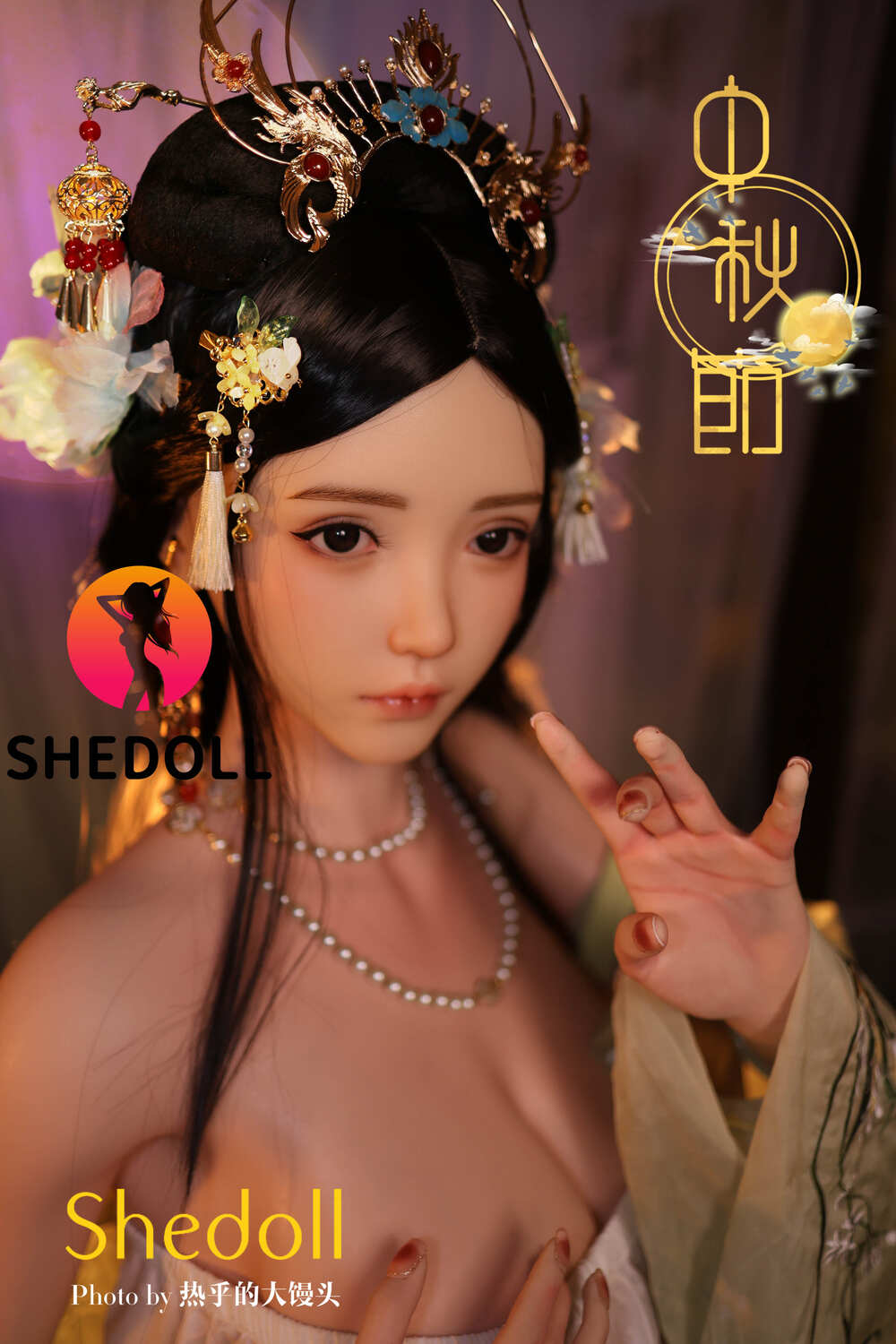 Picture of 163cm/5ft4 H-cup Silicone Head Sex Doll – Qingning