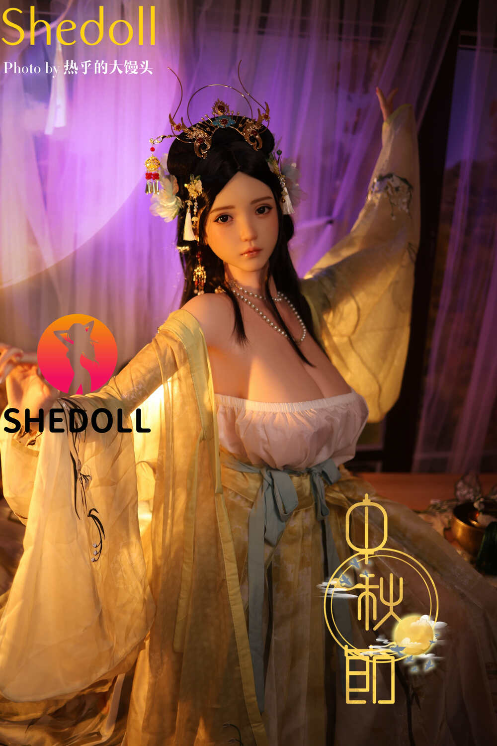 Picture of 163cm/5ft4 H-cup Silicone Head Sex Doll – Qingning