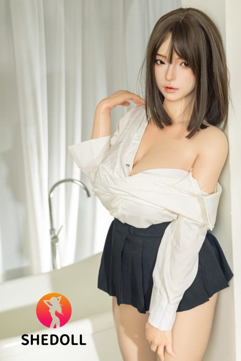 Picture of 163cm/5ft4 H-cup Silicone Head Sex Doll – April
