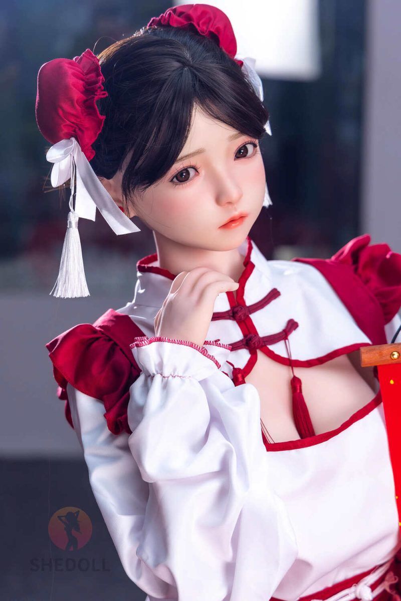 Picture of 148cm/4ft10 C-cup Silicone Head Sex Dolls – Luo Xiaoyi