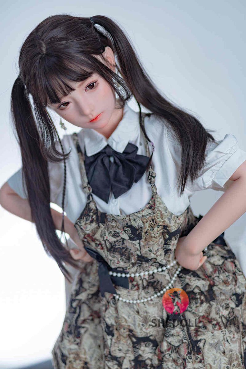 Picture of 148cm/4ft10 C-cup Silicone Head Sex Doll – Xiaofu