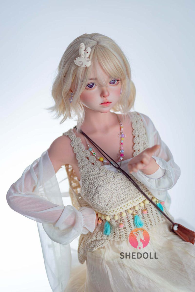 Picture of SHE DOLL 148cm/4ft10 C-cup Silicone Head Sex Dolls – Duoduo