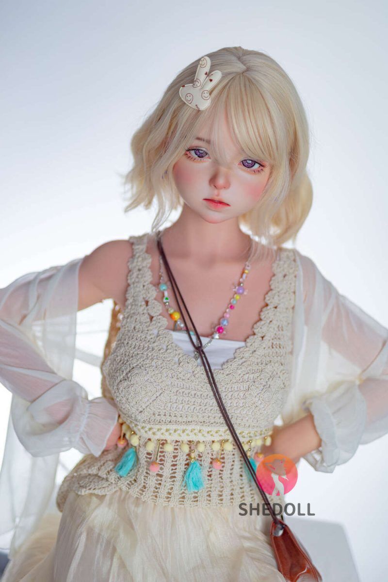 Picture of SHE DOLL 148cm/4ft10 C-cup Silicone Head Sex Dolls – Duoduo