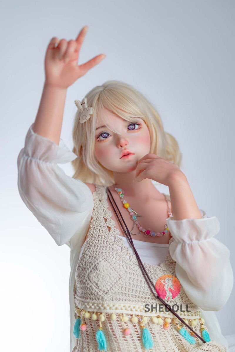 Picture of SHE DOLL 148cm/4ft10 C-cup Silicone Head Sex Dolls – Duoduo