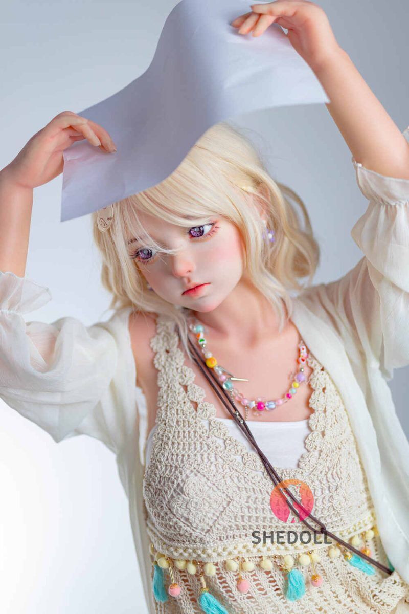 Picture of SHE DOLL 148cm/4ft10 C-cup Silicone Head Sex Dolls – Duoduo
