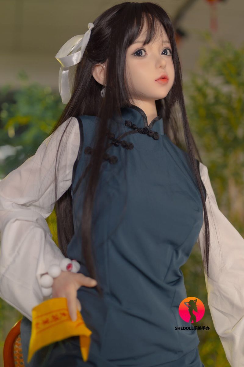 Picture of 148cm/4ft10 C-cup Silicone Head Sex Doll – Duoduo