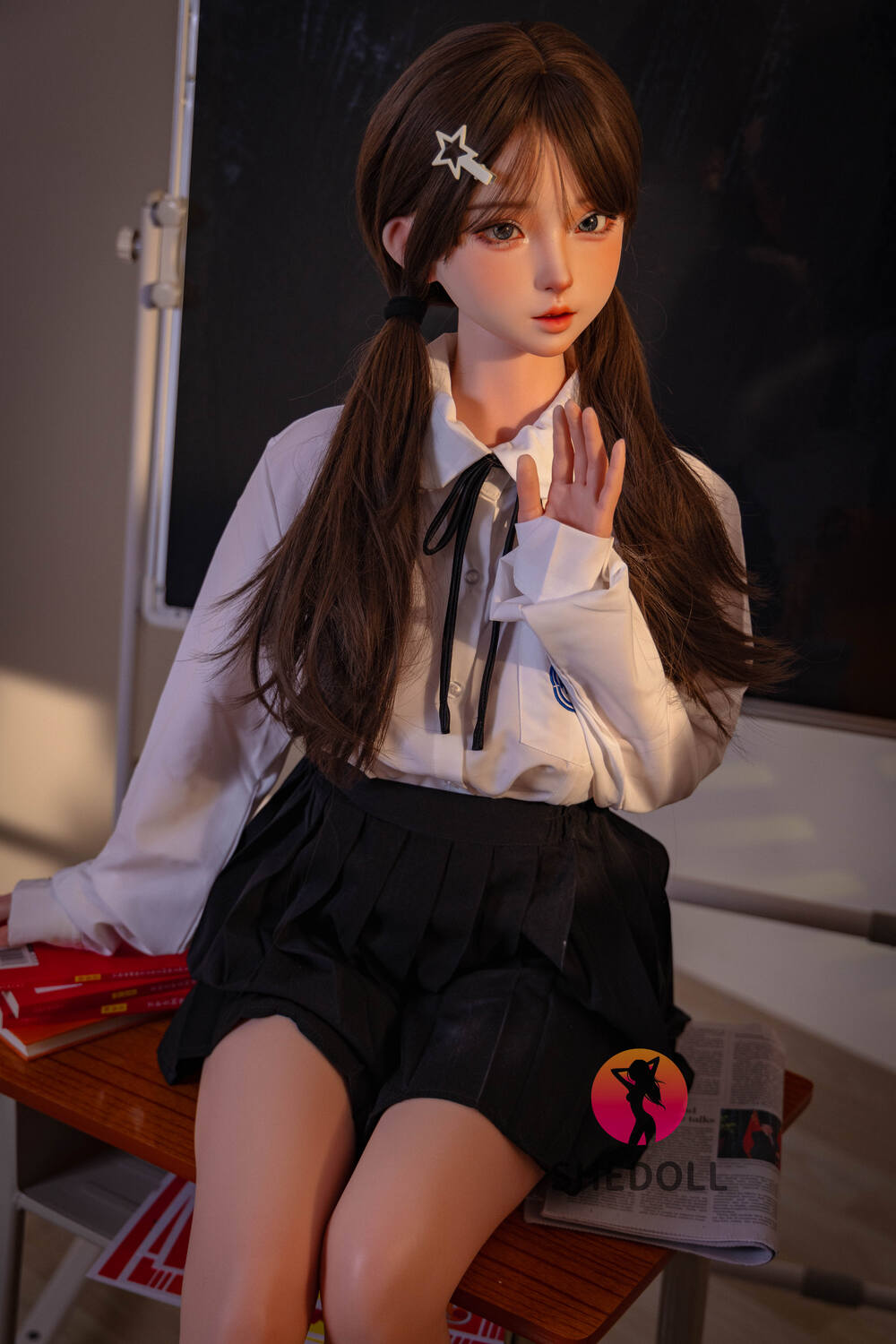 Picture of 148cm/4ft10 C-cup Silicone Head Sex Doll – Nanxi