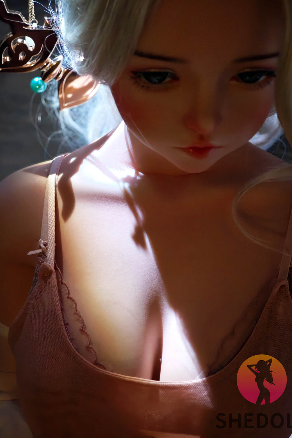 Picture of 148cm/4ft10 C-cup Silicone Head Sex Doll – Duoduo
