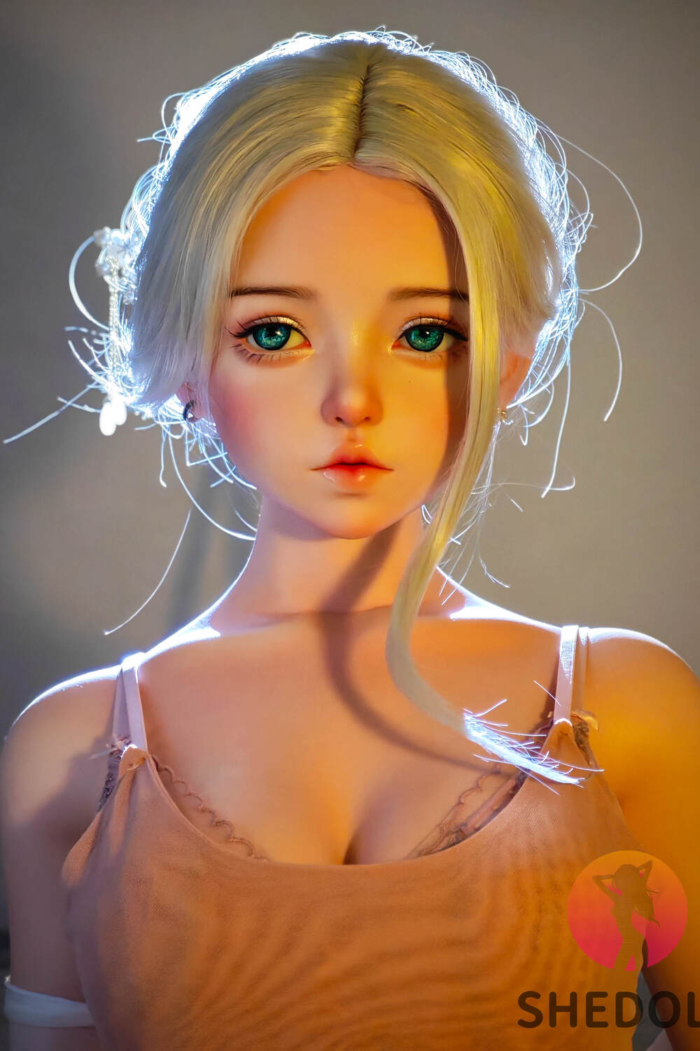 Picture of 148cm/4ft10 C-cup Silicone Head Sex Doll – Duoduo