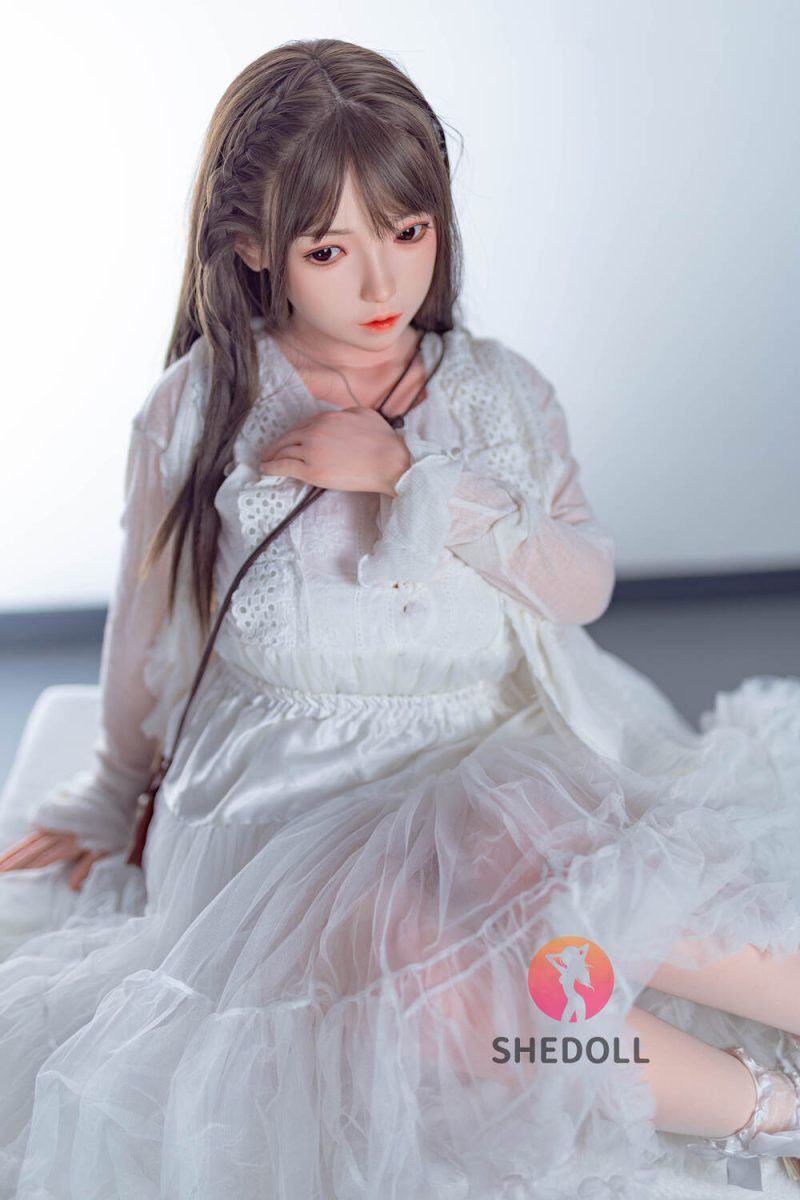 Picture of 148cm/4ft10 C-cup Silicone Head Sex Doll – Lemon