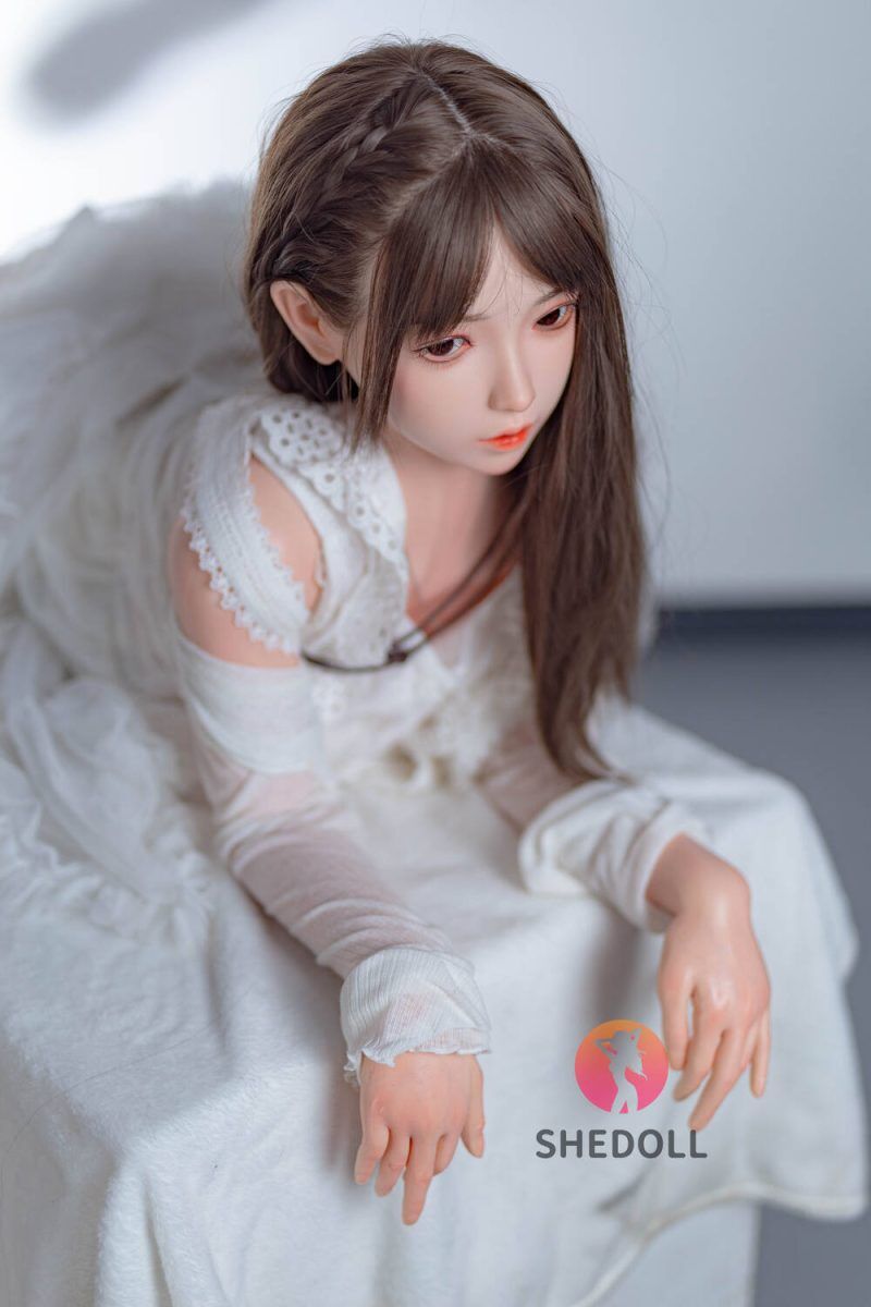 Picture of 148cm/4ft10 C-cup Silicone Head Sex Doll – Lemon