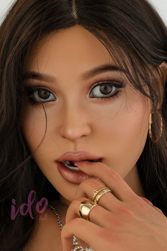 Picture of 5ft5 / 165cm D-cup Tanned Skin European Silicone Sex Doll D cup IDO4(S)-1 Head
