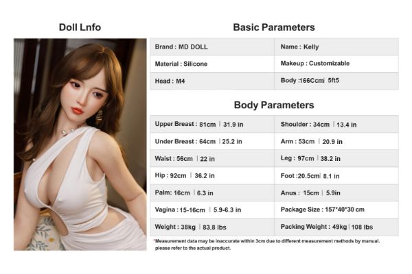 Show details for MD Doll 166cm | 5ft45 F-cup Kelly full silicone sex doll (M-4) Picture of MD Doll 166cm | 5ft45 F-cup Kelly full silicone sex doll (M-4)