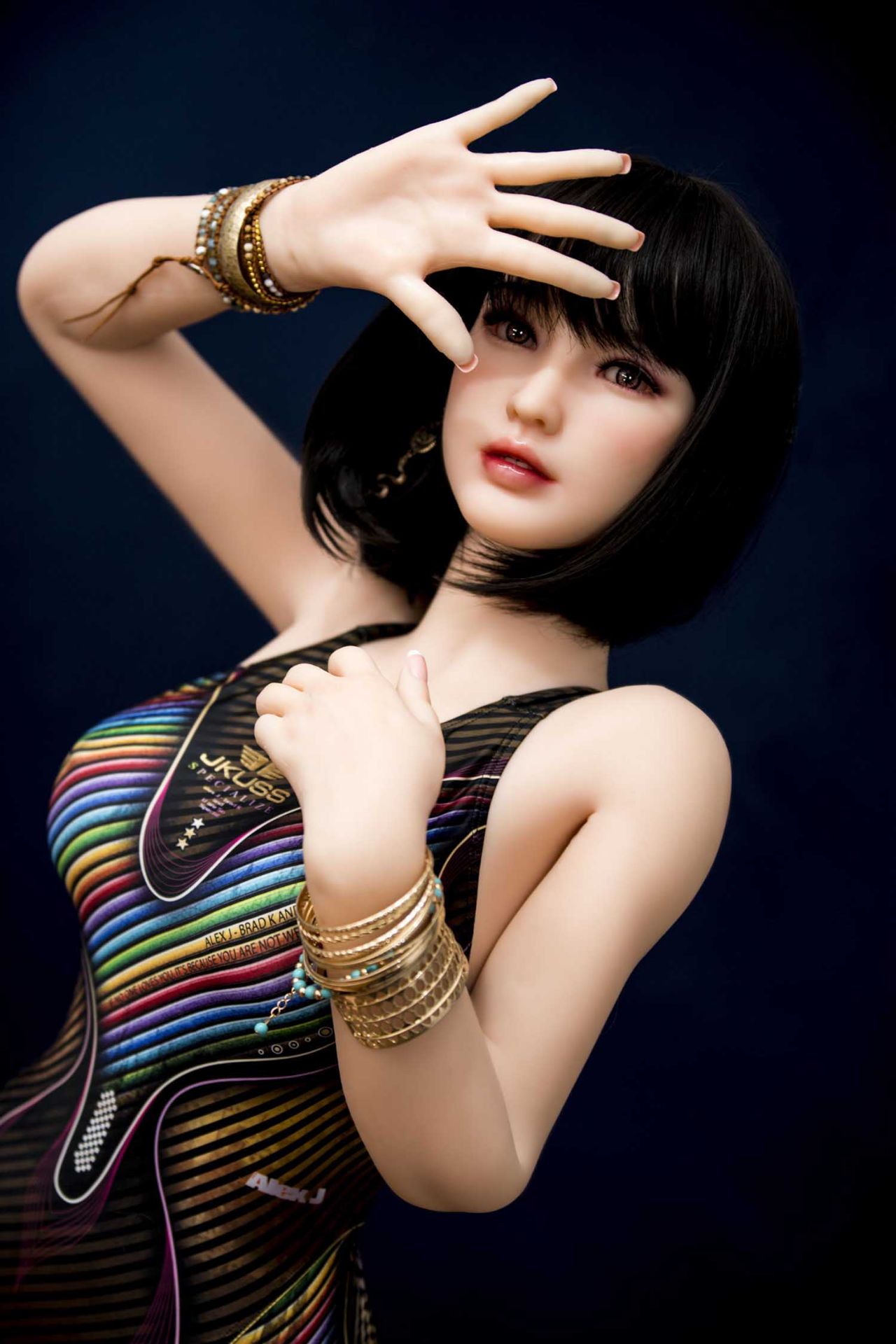 Picture of 162cm/5ft4 G-cup Silicone Sex Doll – Linyanyan